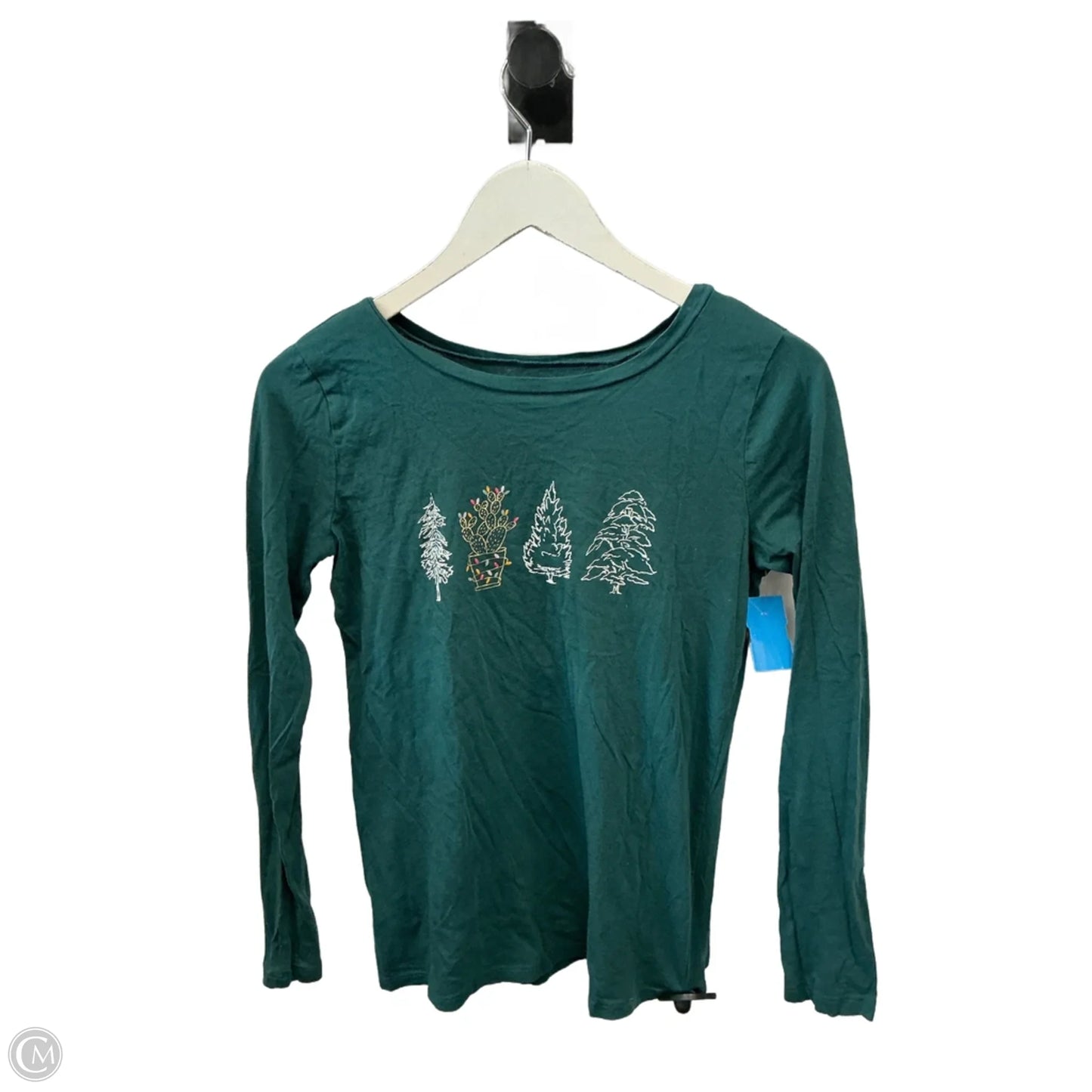 Top Long Sleeve By Loft In Green, Size: Xs