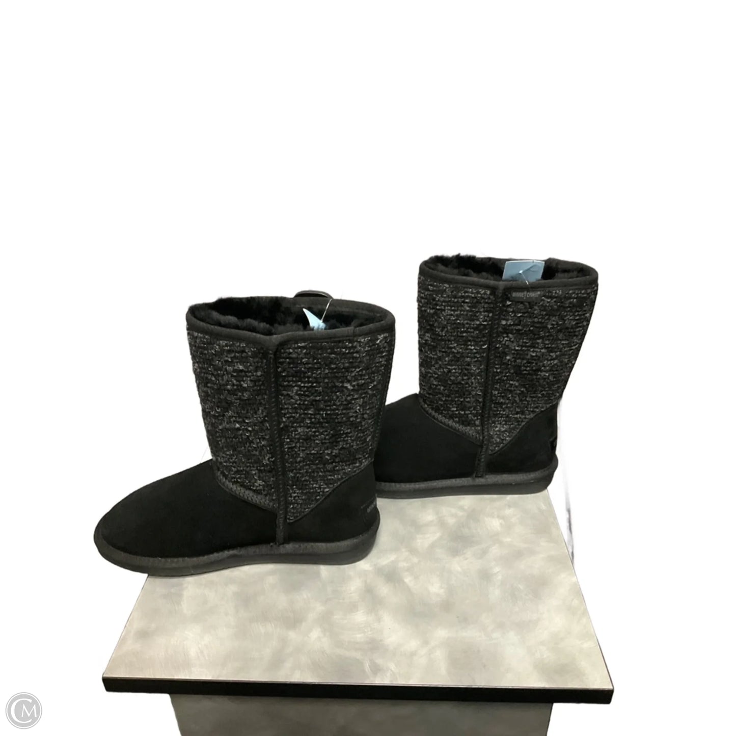 Boots Snow By Minnetonka In Black, Size: 9