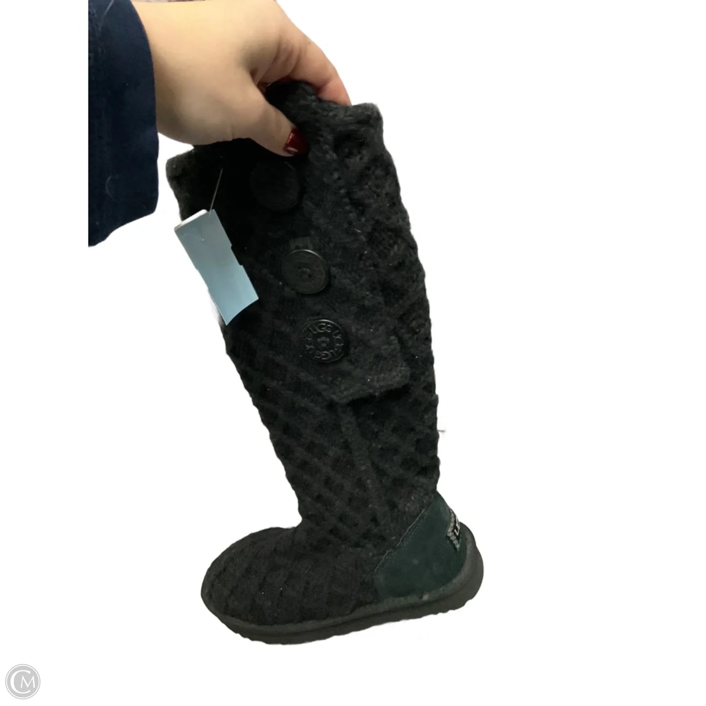 Boots Designer By Ugg In Black, Size: 9