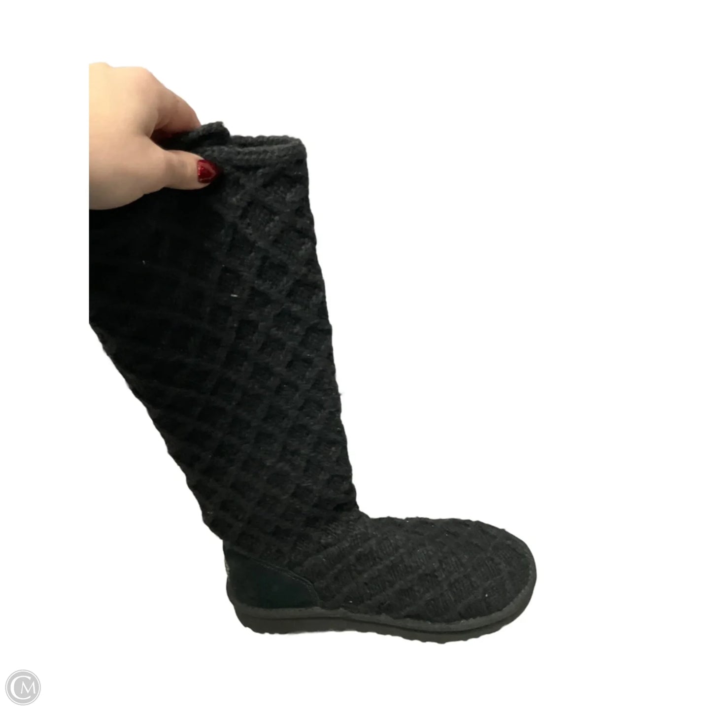 Boots Designer By Ugg In Black, Size: 9