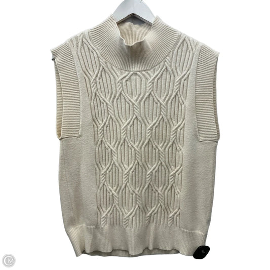 Vest Sweater By Cyrus In Cream, Size: L