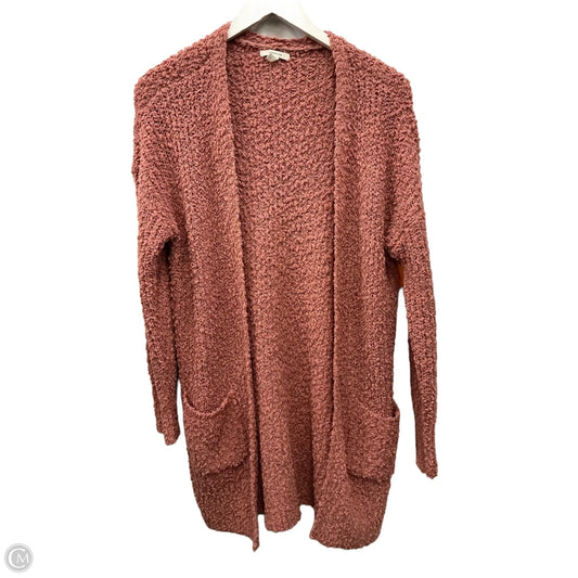 Sweater Cardigan By Maurices In Pink, Size: M