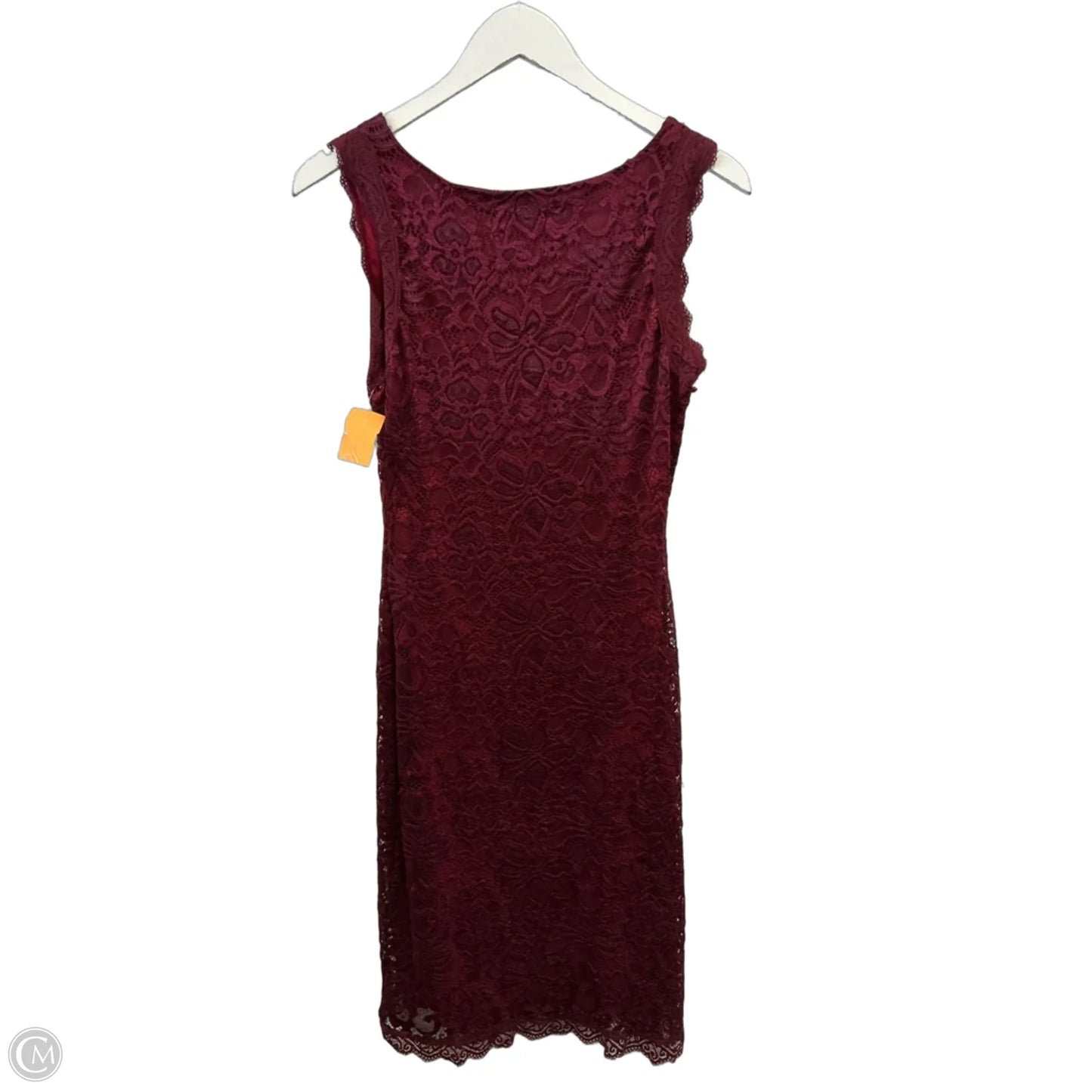 Dress Casual Short By Liberty Love In Maroon, Size: S