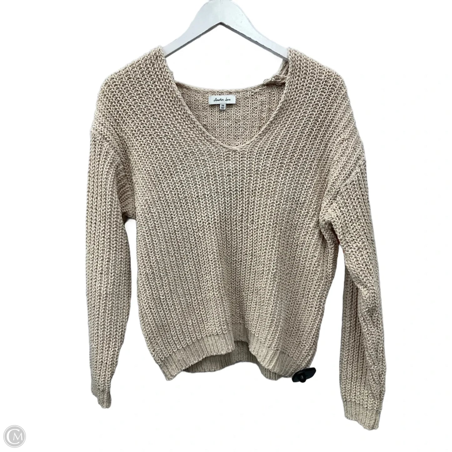 Sweater By Another Love In Beige, Size: Xs