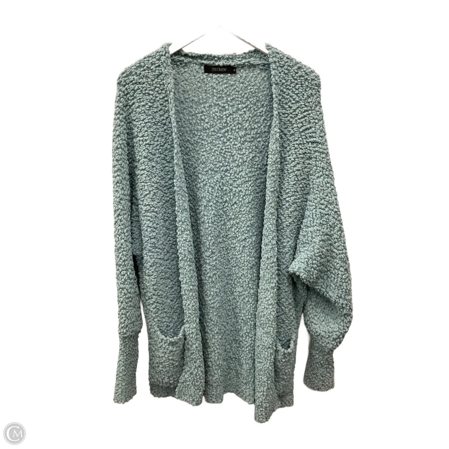 Sweater Cardigan By Clothes Mentor In Teal, Size: S
