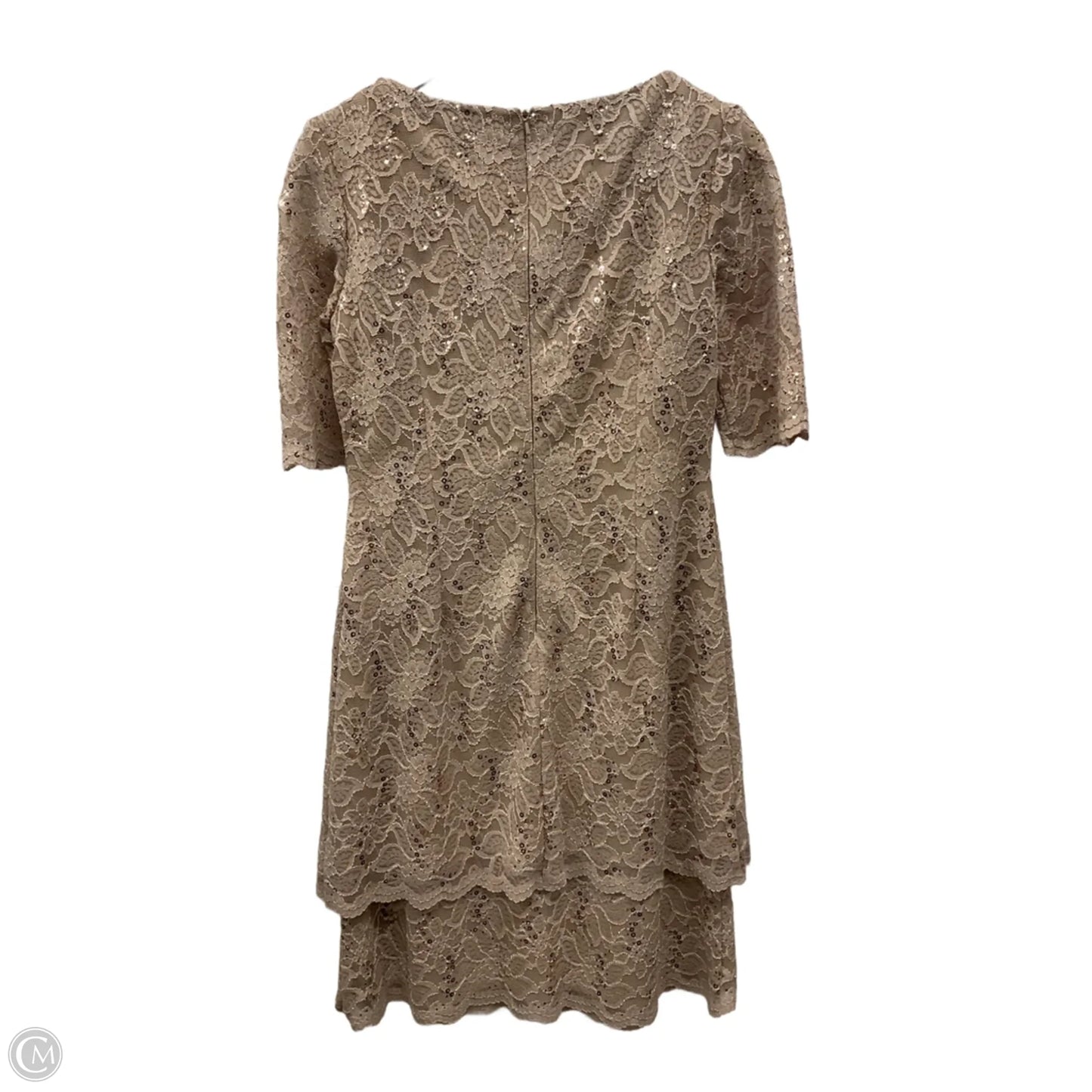 Dress Party Short By Alex In Tan, Size: S
