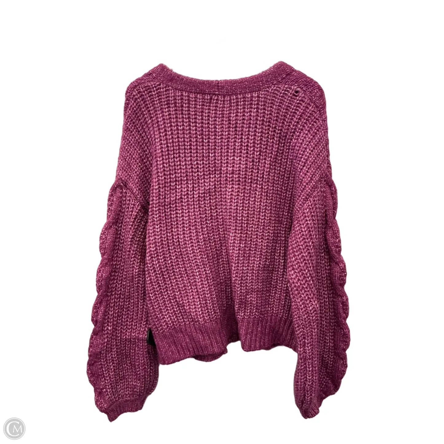 Sweater Cardigan By A New Day In Purple, Size: Xl
