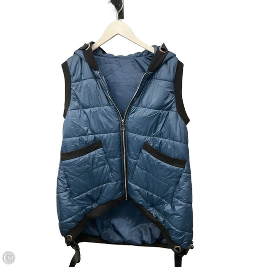Vest Puffer & Quilted By Cmf In Blue, Size: S