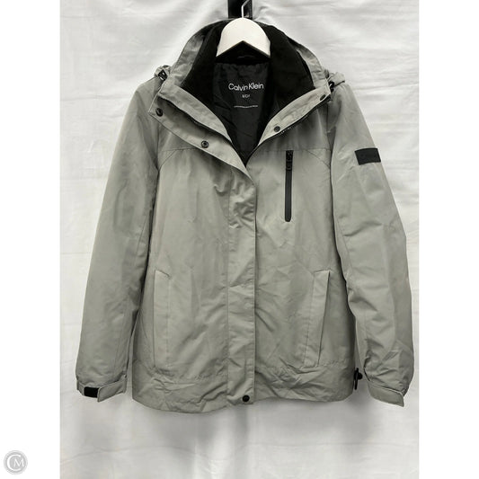 Jacket Other By Calvin Klein In Grey, Size: S