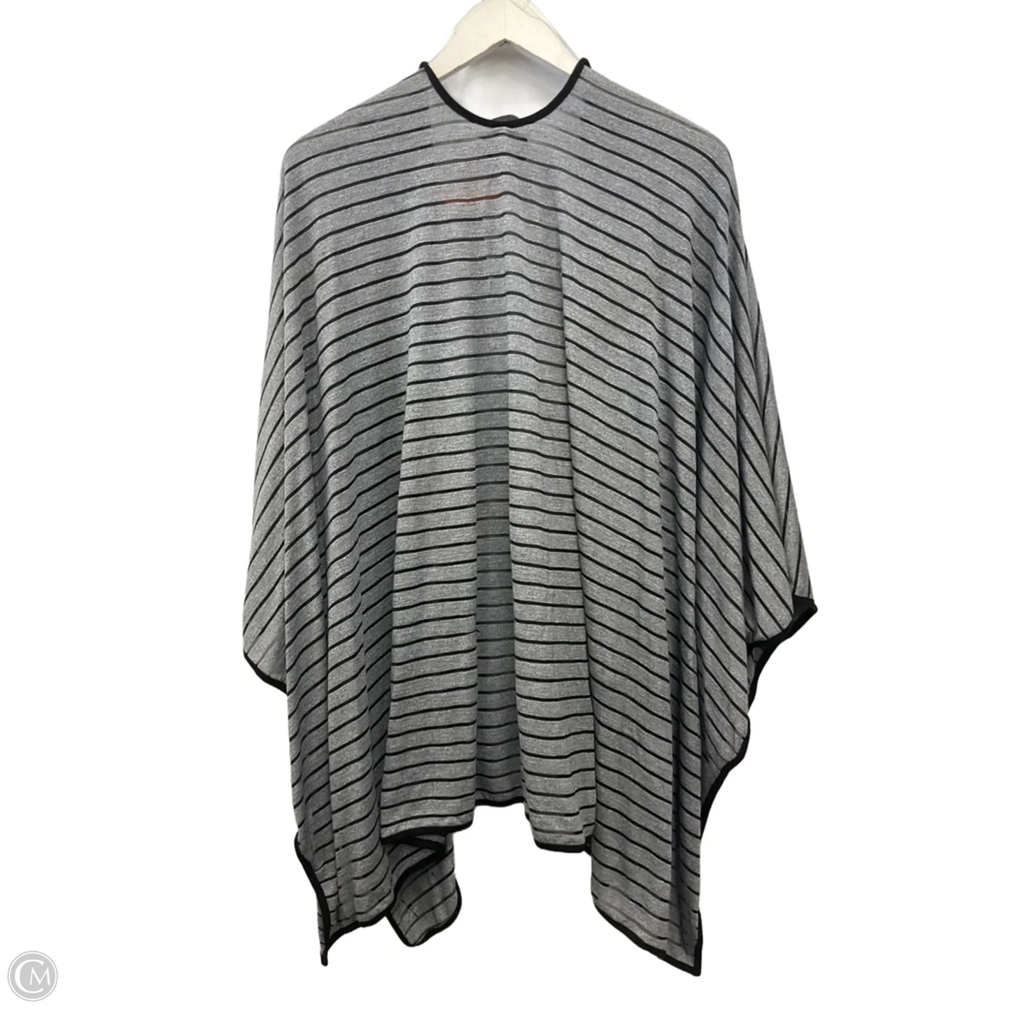 Shawl By Calvin Klein In Striped Pattern, Size: Osfm