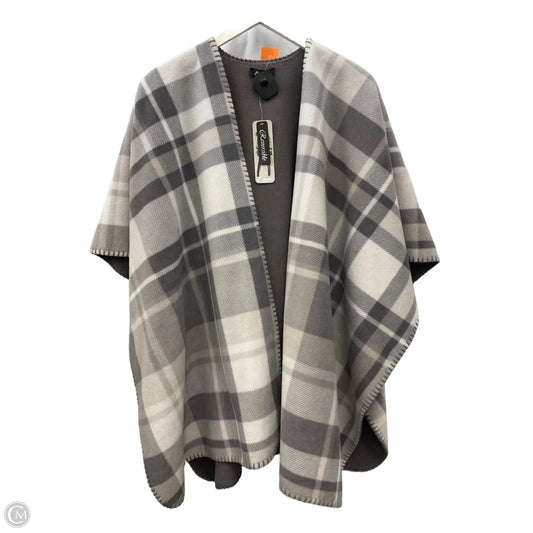 Shawl By Clothes Mentor In Grey, Size: Osfm