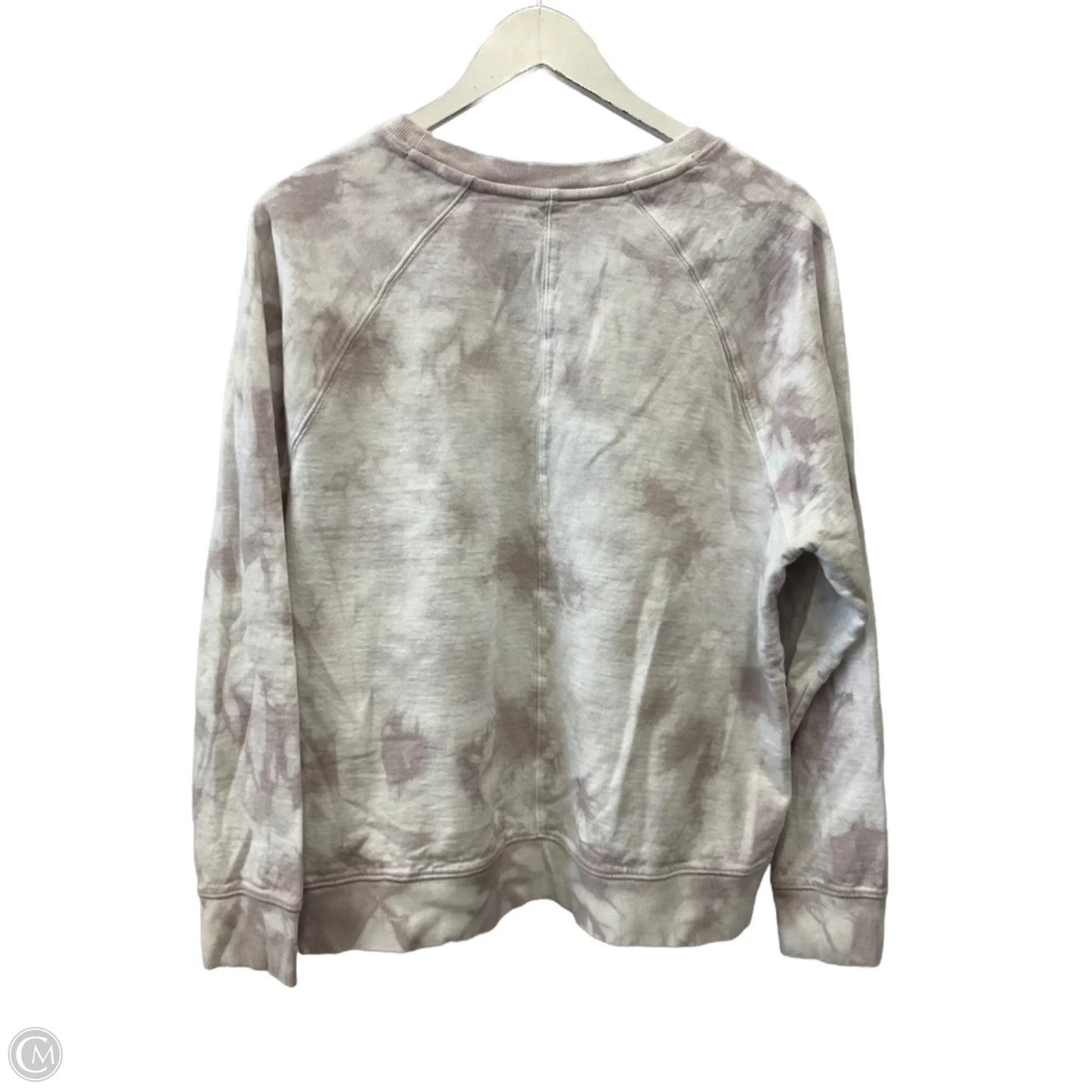 Top Long Sleeve By Athleta In Tie Dye Print, Size: L