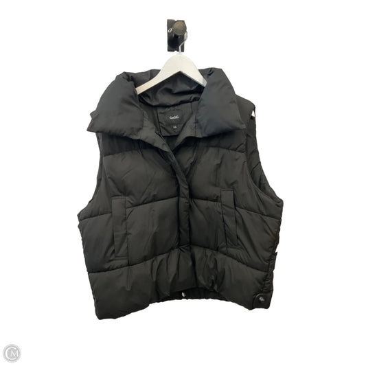 Vest Puffer & Quilted By Clothes Mentor In Black, Size: Xxl