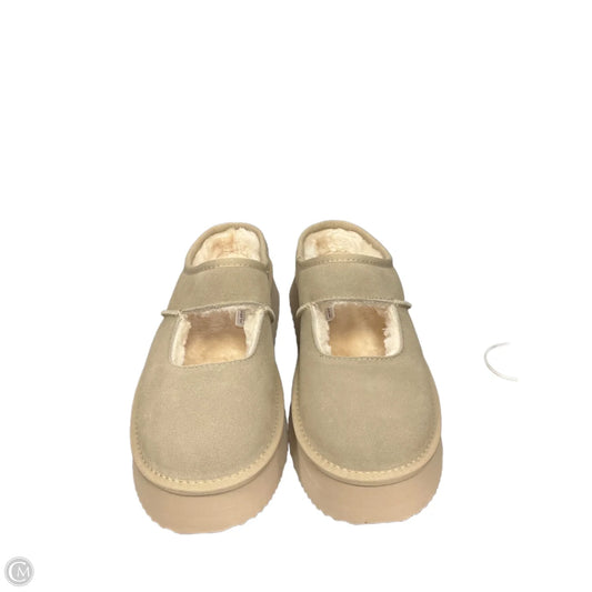 Shoes Heels Platform By Clothes Mentor In Beige, Size: 11