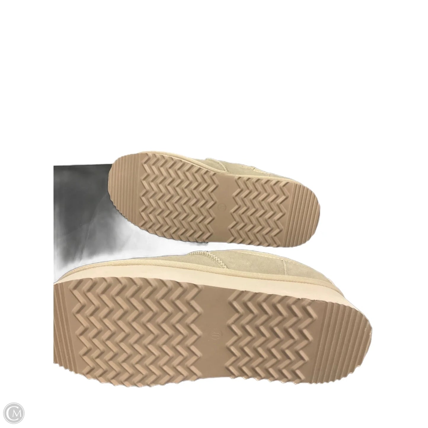 Shoes Heels Platform By Clothes Mentor In Beige, Size: 11