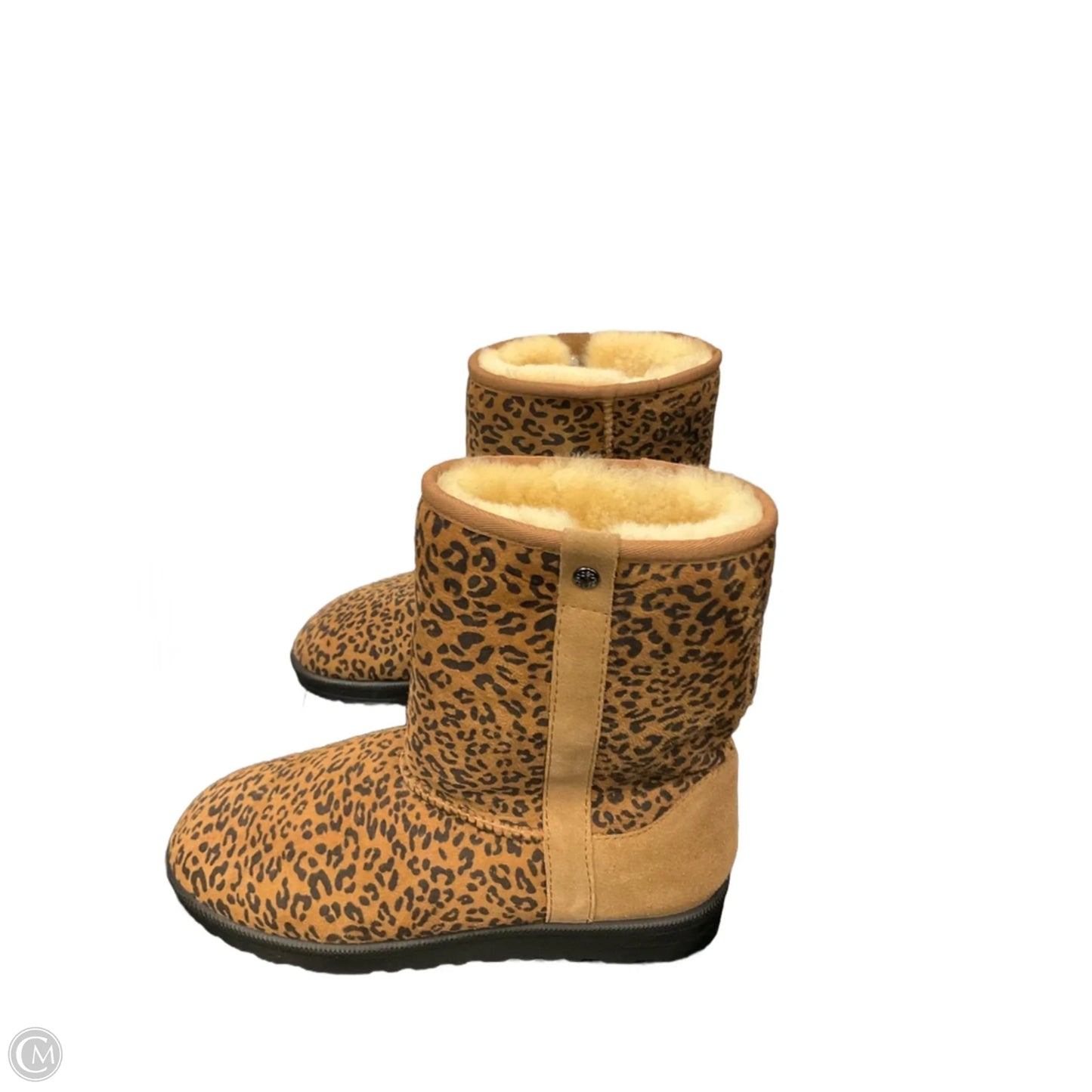 Boots Ankle Flats By Abeo In Animal Print, Size: 8