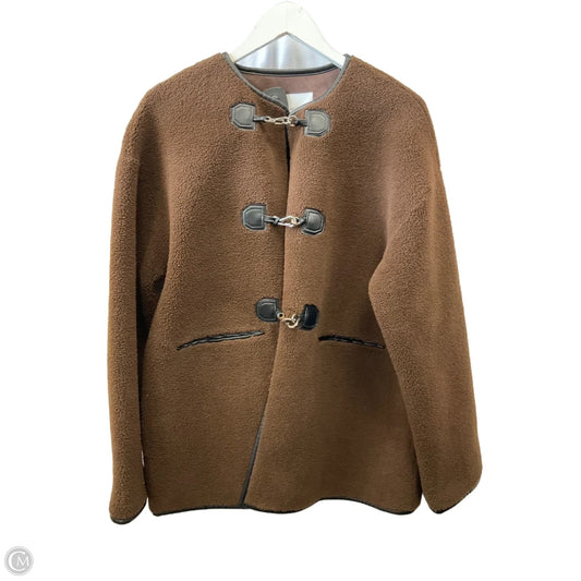 Jacket Designer By Rebecca Minkoff In Brown, Size: M