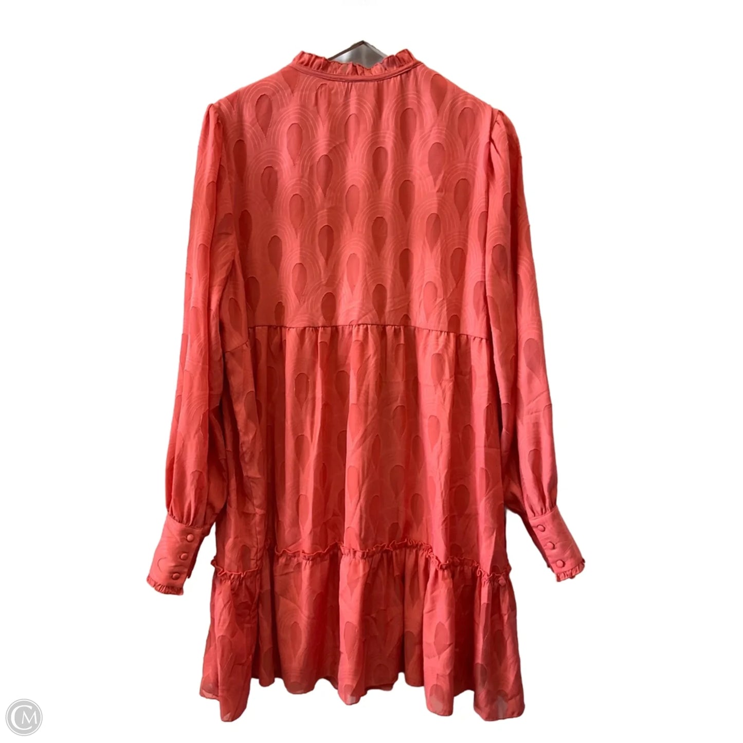 Tunic Long Sleeve By Ophelia Roe In Coral, Size: Xl