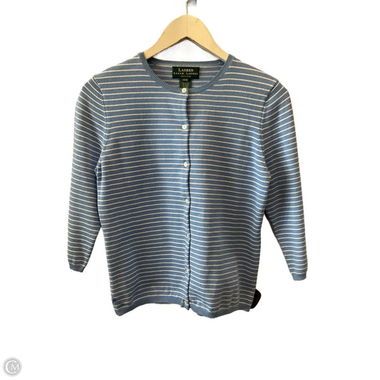 Cardigan By Lauren By Ralph Lauren In Striped Pattern, Size: Sp