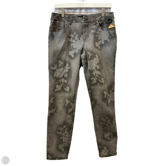 Jeans Skinny By 1822 Denim In Grey, Size: 8
