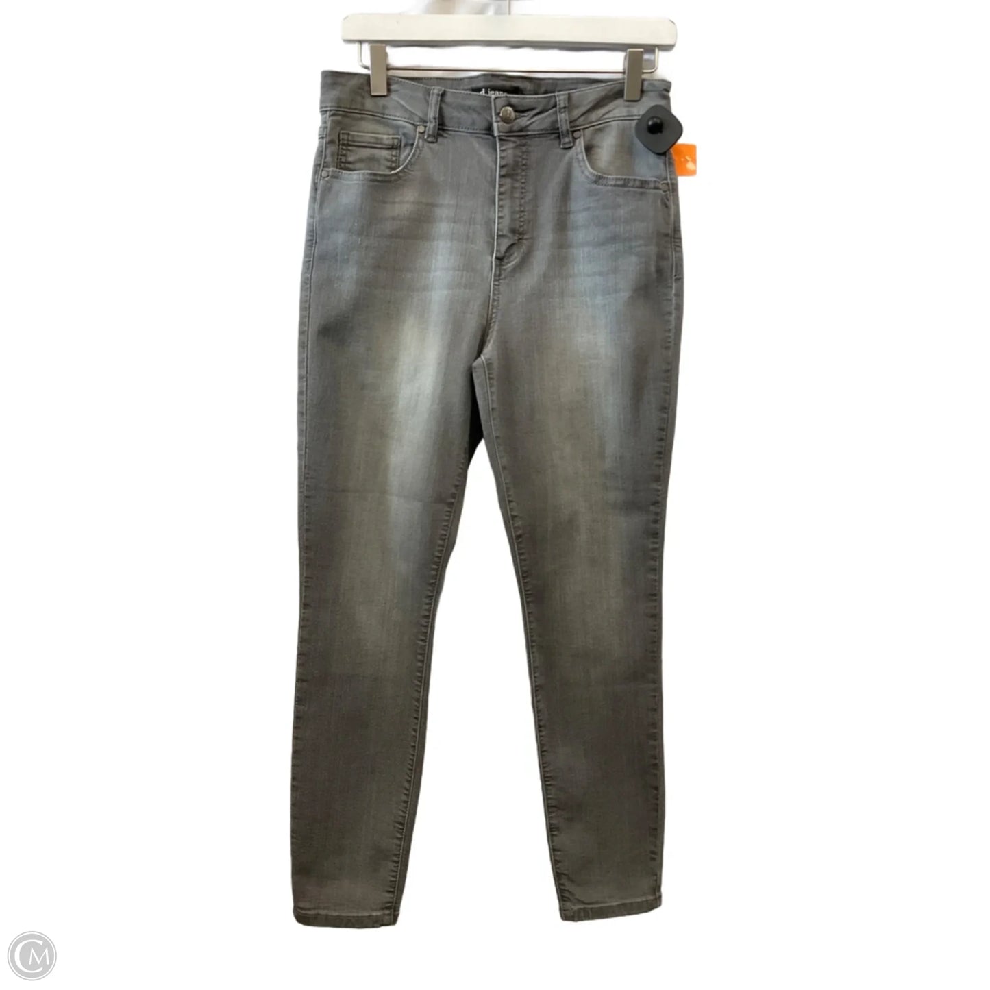 Jeans Skinny By D Jeans In Gray Denim, Size: 8