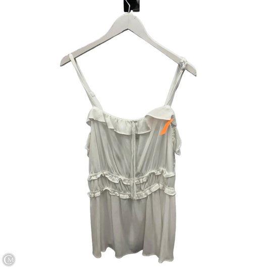 Tank Top By Torrid In White, Size: 3x