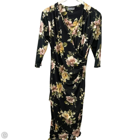 Dress Casual Midi By Clothes Mentor In Floral Print, Size: S