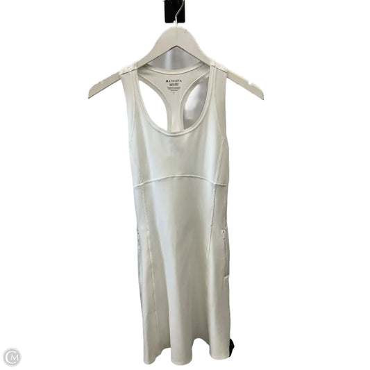 Athletic Dress By Athleta In White, Size: S