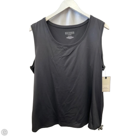 Tank Top By Dana Buchman In Black, Size: Xl