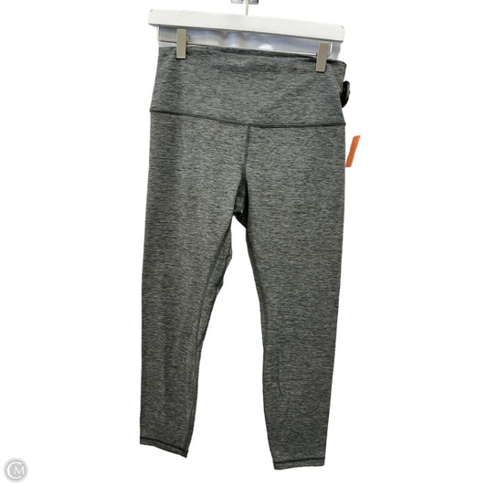 Athletic Leggings Capris By Lululemon In Grey, Size: M
