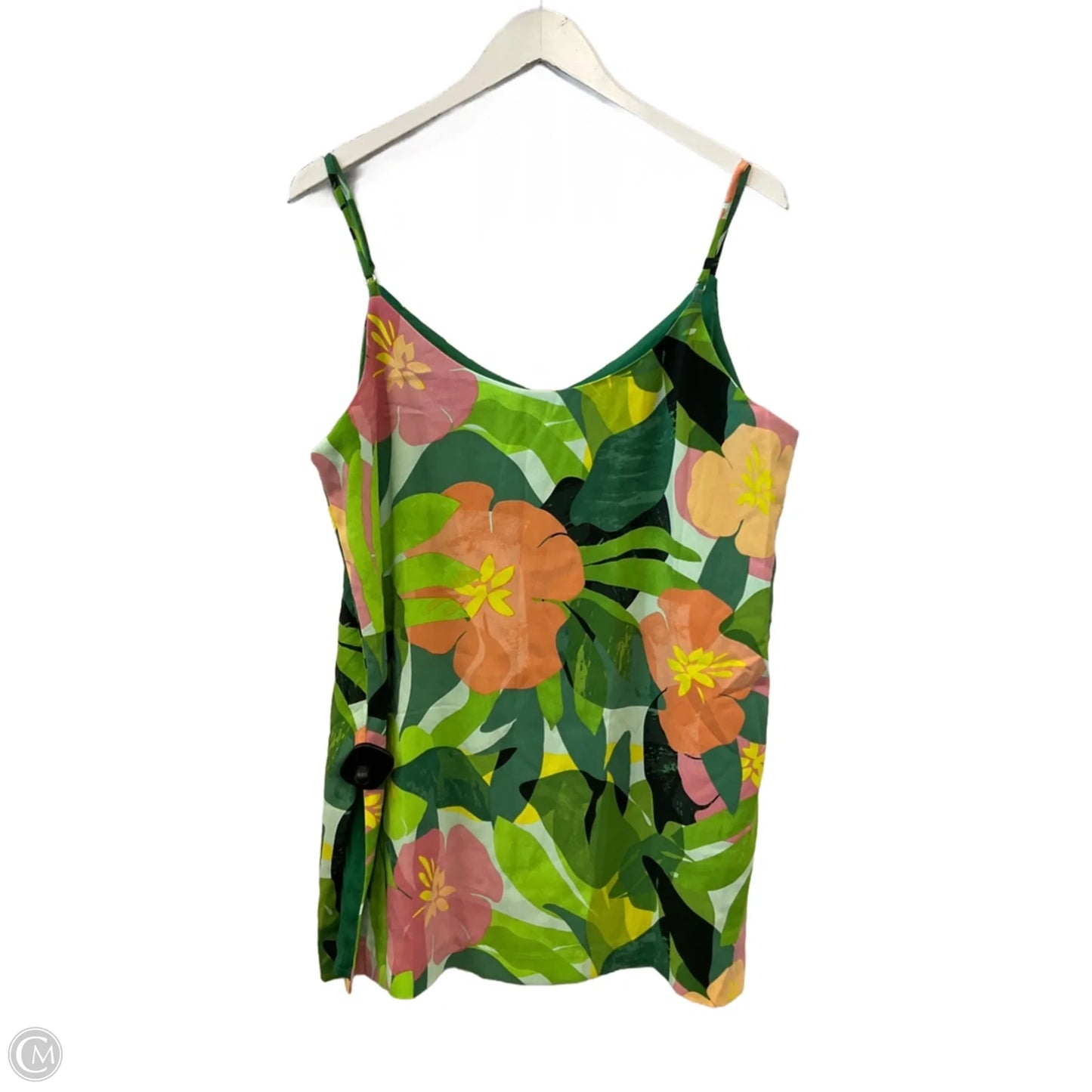 Tank Top By Eliane Rose In Tropical Print, Size: L