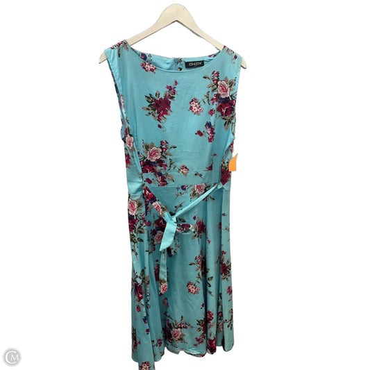 Dress Casual Short By Clothes Mentor In Blue, Size: 2x