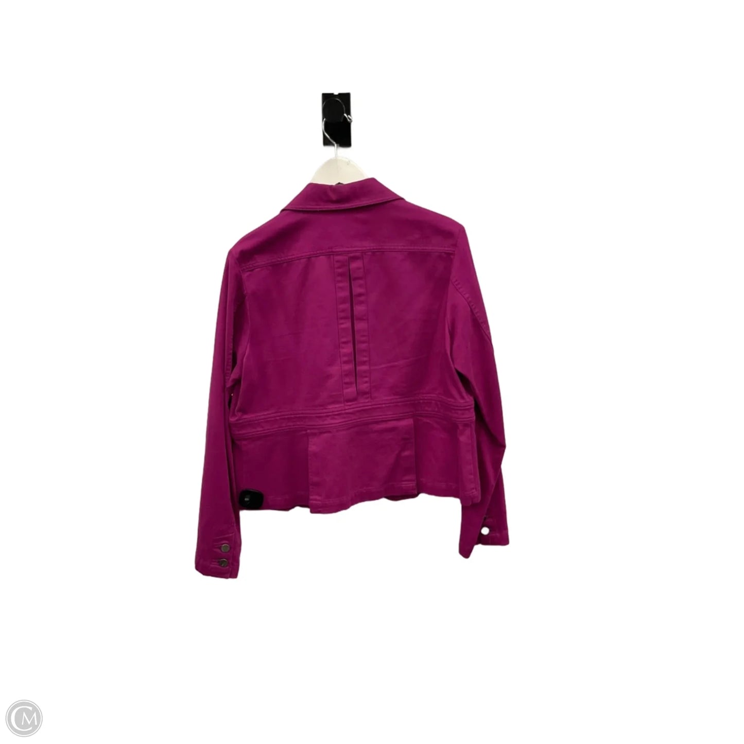 Blazer By Clothes Mentor In Purple, Size: Xl