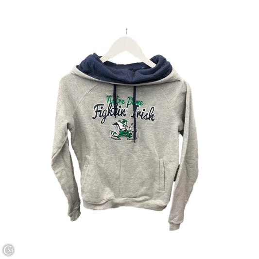 Athletic Sweatshirt Hoodie By Colosseum In Grey, Size: S