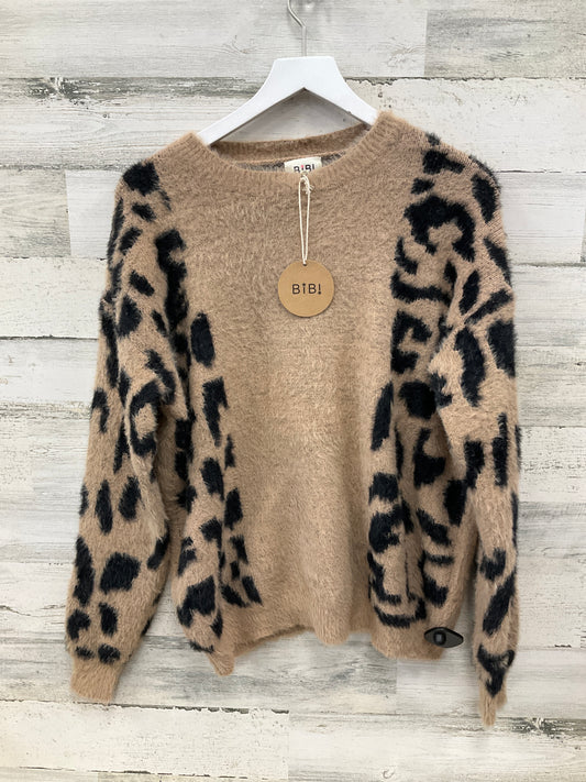 Sweater By Bibi In Animal Print, Size: Xl