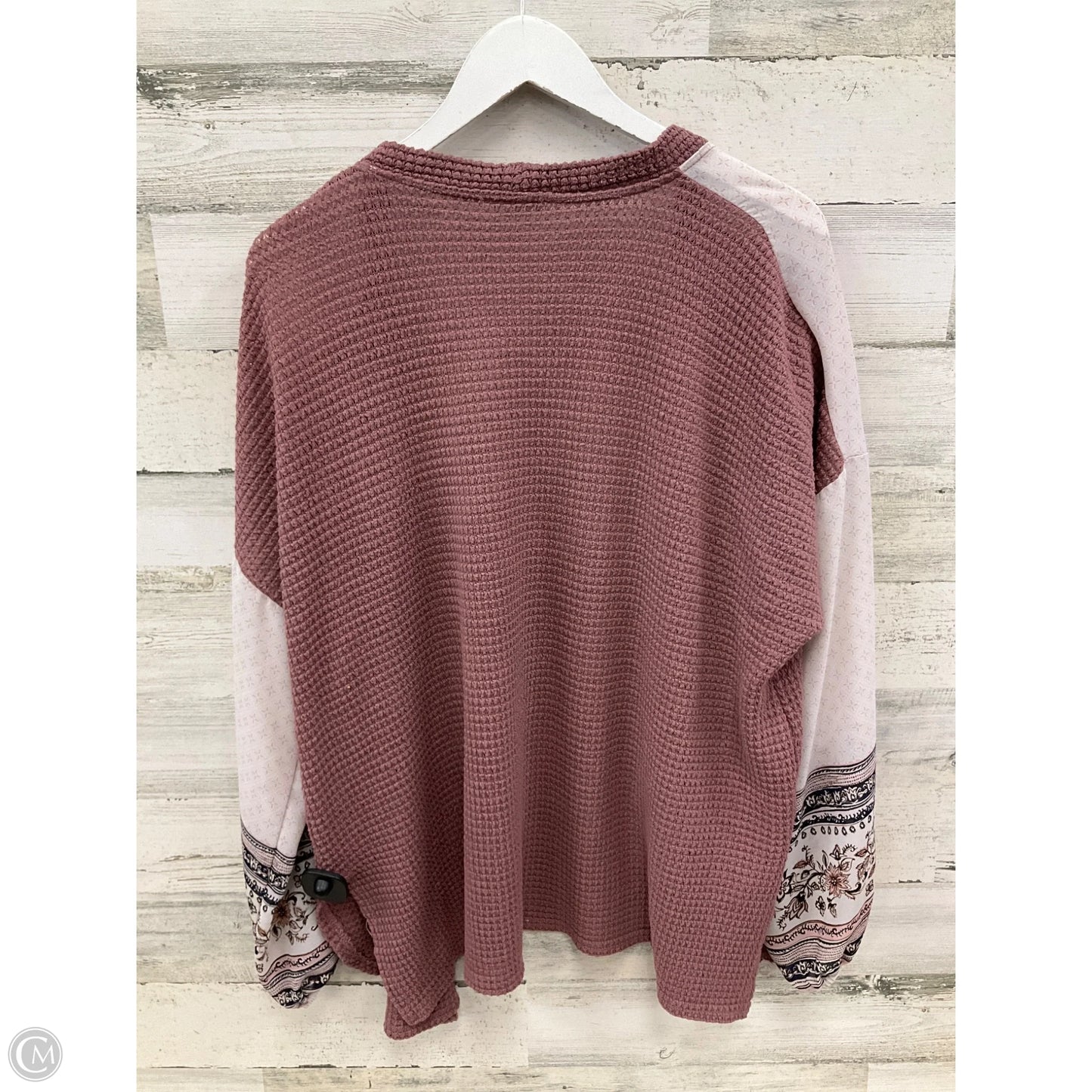 Cardigan By Maurices In Mauve, Size: Xxl