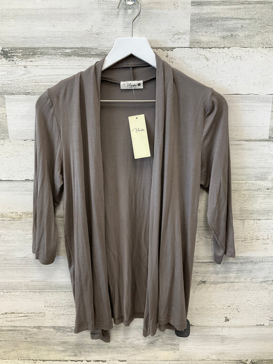 Cardigan By Clothes Mentor In Taupe, Size: S