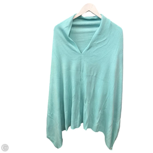 Shawl By Clothes Mentor In Aqua, Size: Osfm