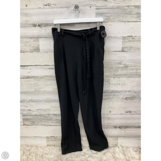 Pants Linen By Clothes Mentor In Black, Size: L
