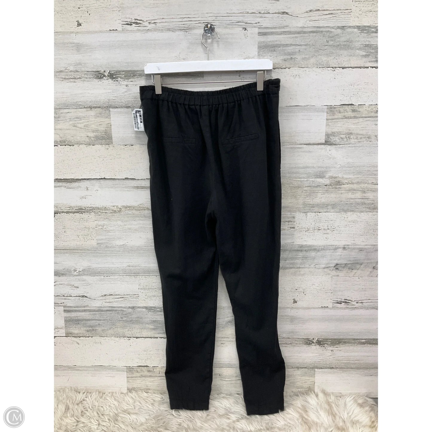 Pants Linen By Clothes Mentor In Black, Size: L