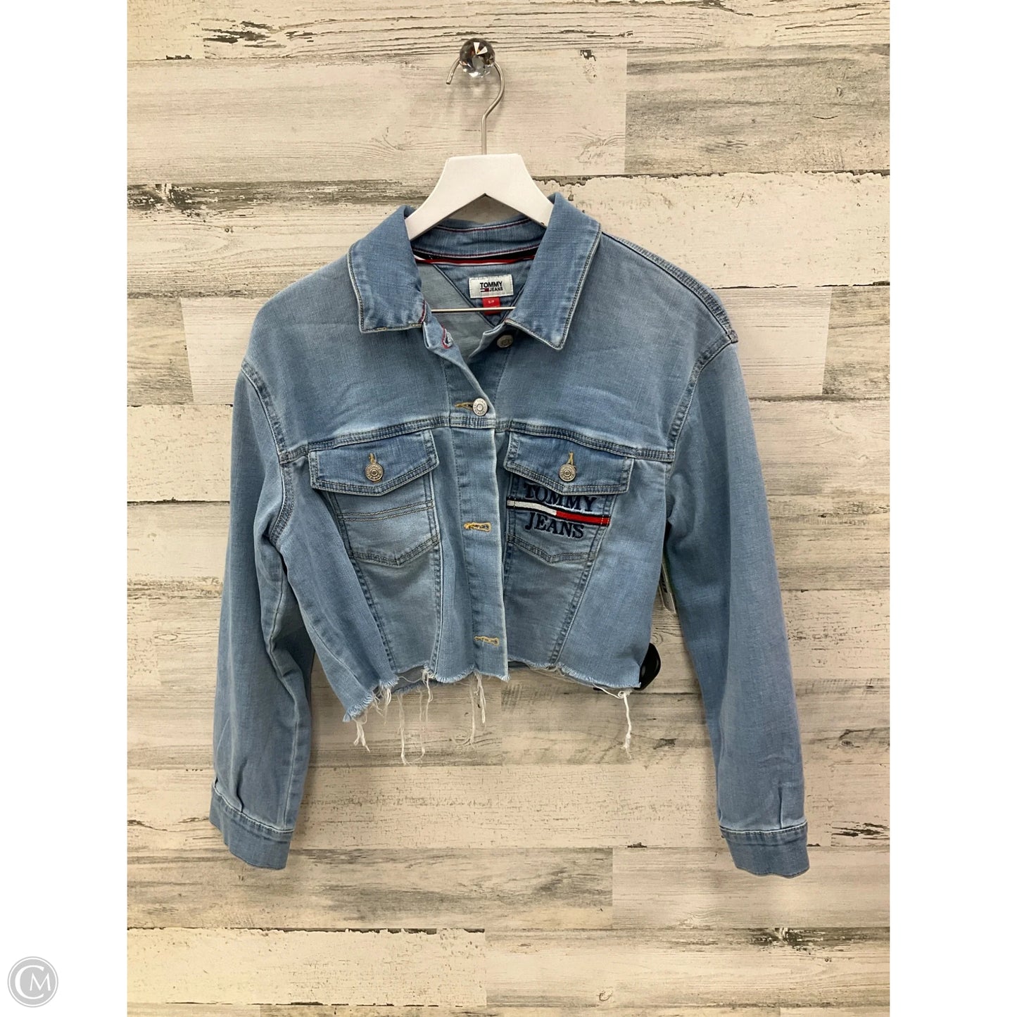 Jacket Denim By Tommy Hilfiger In Blue Denim, Size: S