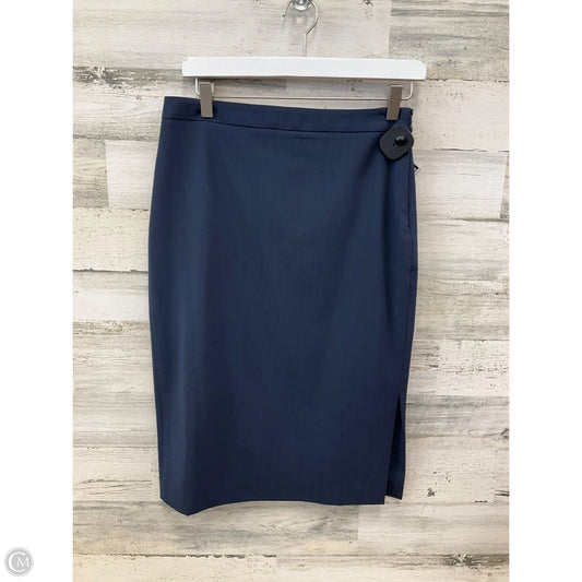 Skirt Midi By Banana Republic In Navy, Size: 2