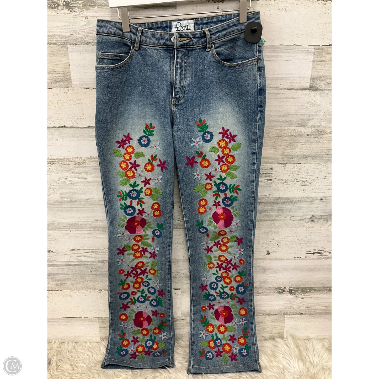 Jeans Designer By Lilly Pulitzer In Blue Denim, Size: 4