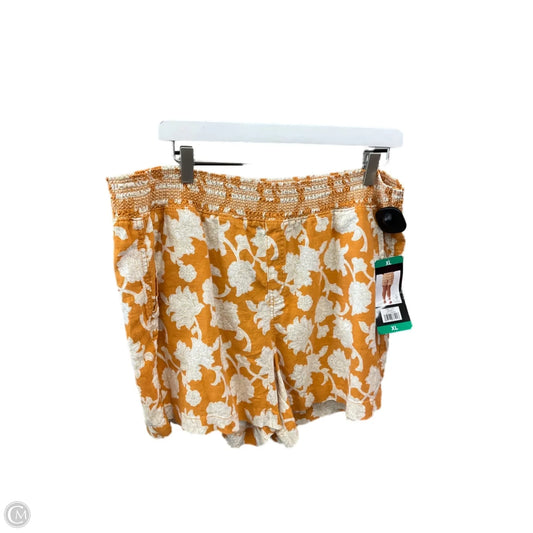 Shorts By Clothes Mentor In Gold, Size: Xl