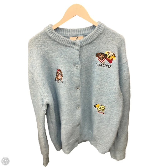 Cardigan By Clothes Mentor In Blue, Size: M