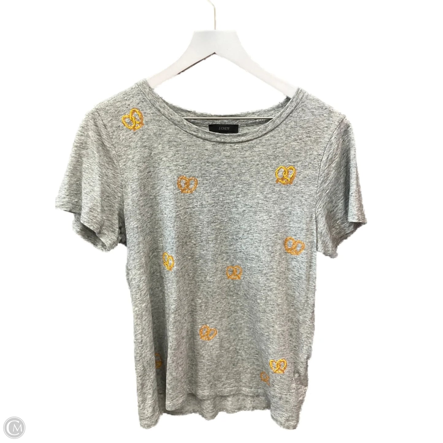 Top Short Sleeve By J. Crew In Grey, Size: L
