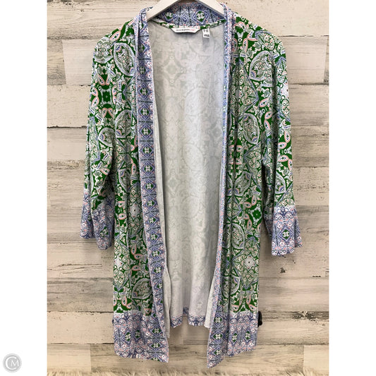 Cardigan By Isaac Mizrahi Live Qvc In Green, Size: 2x