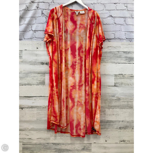 Swimwear Cover-up By Logo In Orange & Red, Size: 2x