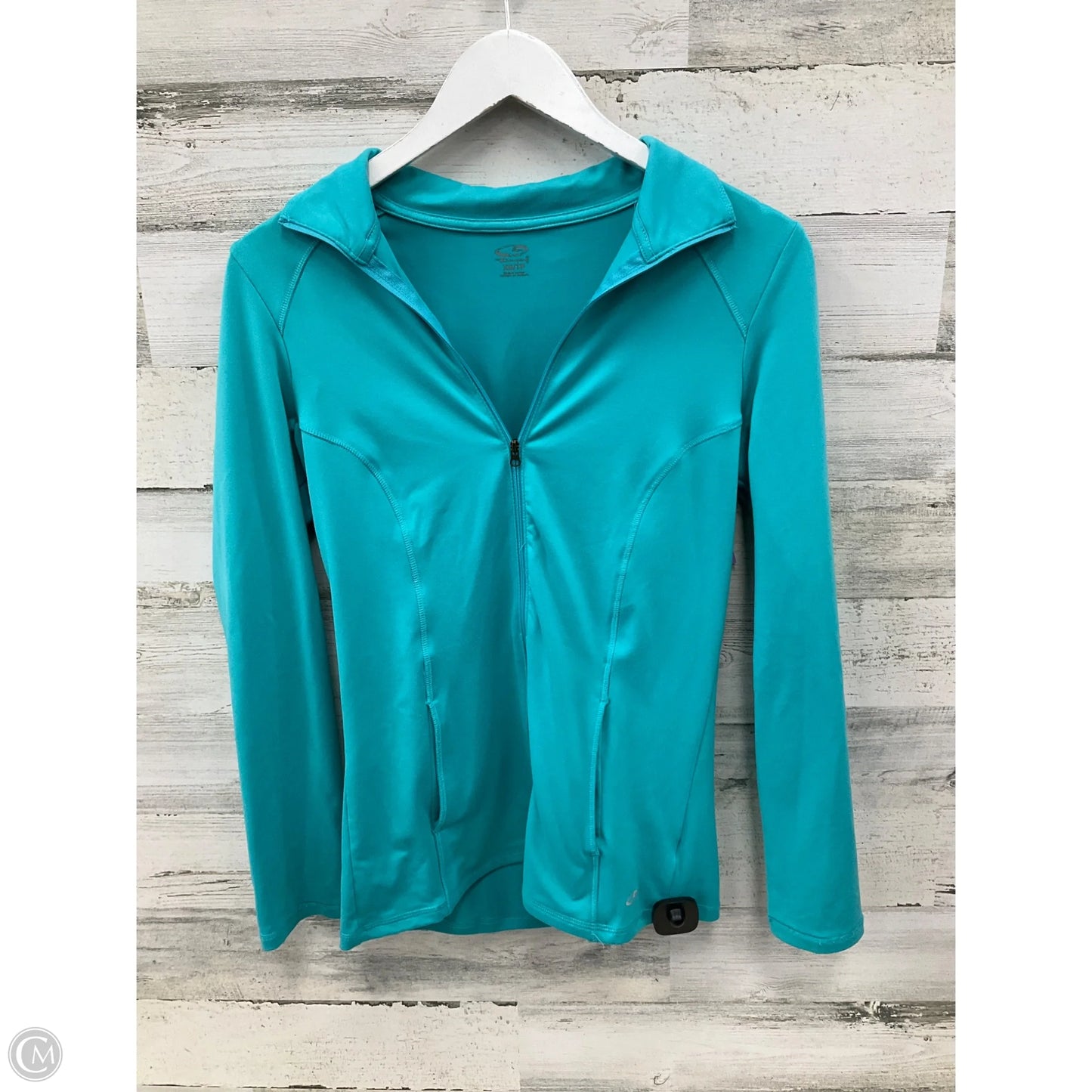 Athletic Jacket By Champion In Green, Size: Xs