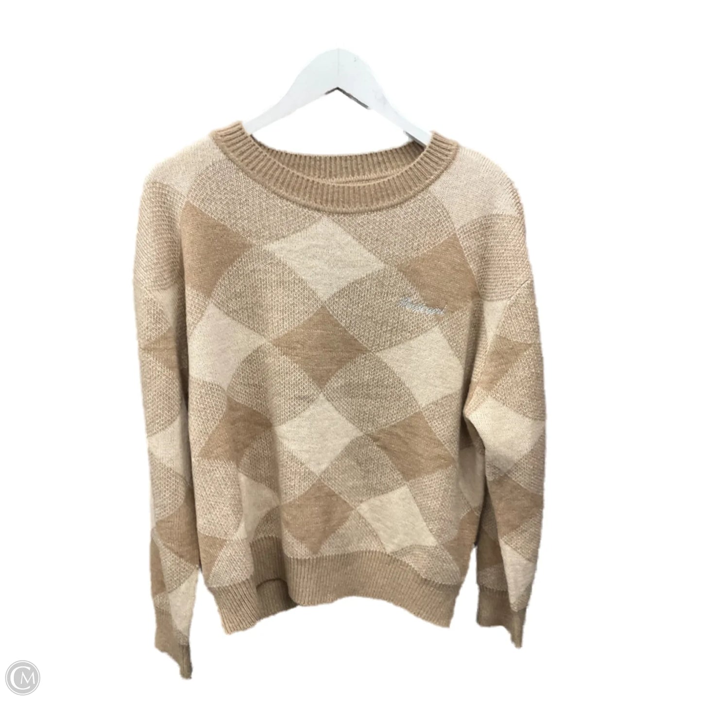 Sweater By Clothes Mentor In Beige, Size: L